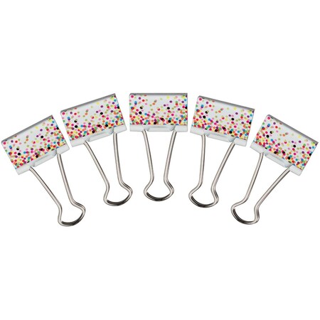 Confetti Binder Clips - Medium